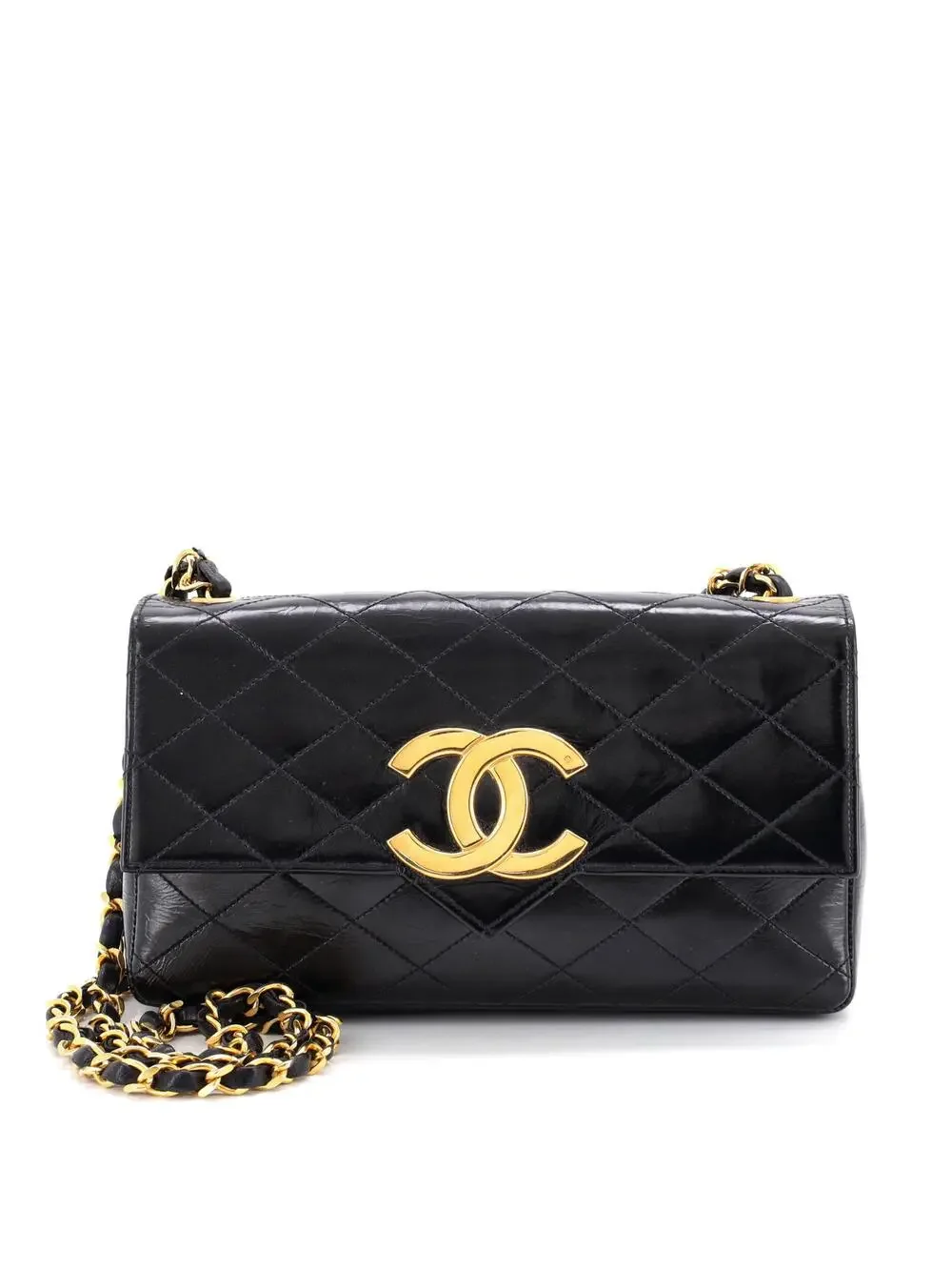 Chanel Vintage Cc Chain Flap Bag #275653C42B